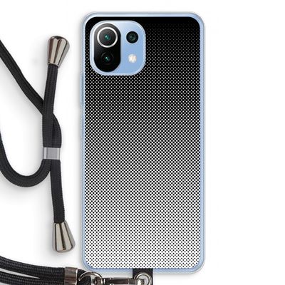 Musketon Halftone: Xiaomi Mi 11 Lite Transparant Hoesje met koord