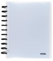 Atoma showalbum, voor ft A4, uit PP, met 100 tassen, geassorteerde kleuren