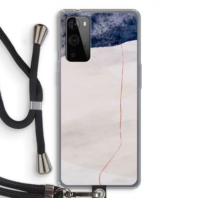 Stone White: OnePlus 9 Pro Transparant Hoesje met koord