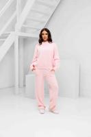Malelions Oversized Knitted Trainingspak Dames Roze - Maat L - Kleur: Roze | Soccerfanshop