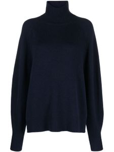 ISABEL MARANT pull Linelli à col montant - Bleu