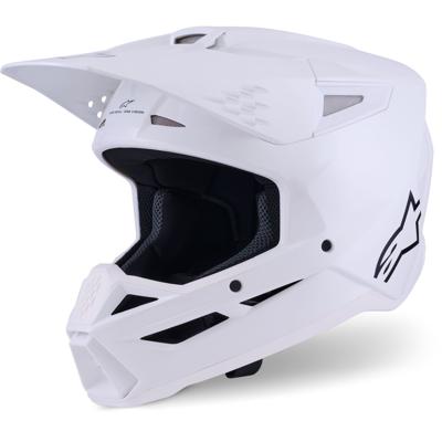 ALPINESTARS S-M3 Solid, Motorcross helm, Wit