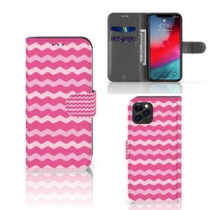 Apple iPhone 11 Pro Telefoon Hoesje Waves Pink