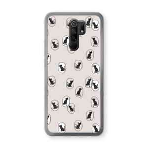 Miauw: Xiaomi Redmi 9 Transparant Hoesje