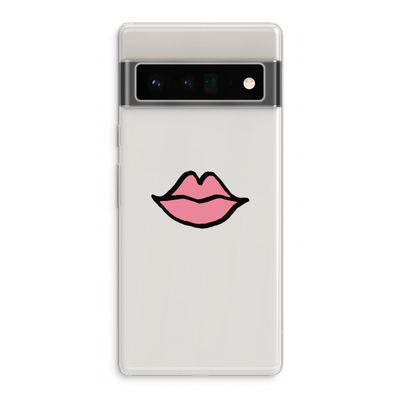 Kusje: Google Pixel 6 Pro Transparant Hoesje