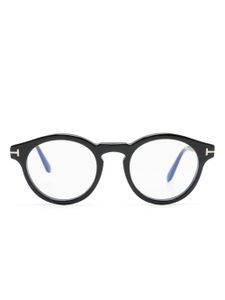 TOM FORD Eyewear lunettes de vue à monture ronde - Noir