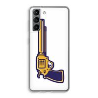 Pew Pew Pew: Samsung Galaxy S21 Transparant Hoesje