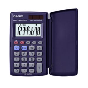 Casio HS-8VER calculator Pocket Basisrekenmachine Blauw