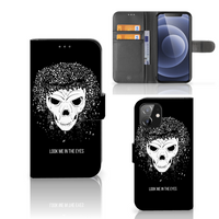 Telefoonhoesje met Naam iPhone 12 | 12 Pro (6.1") Skull Hair - thumbnail