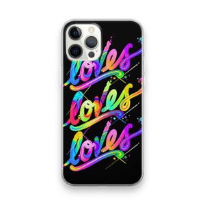 Loves: iPhone 12 Pro Max Transparant Hoesje
