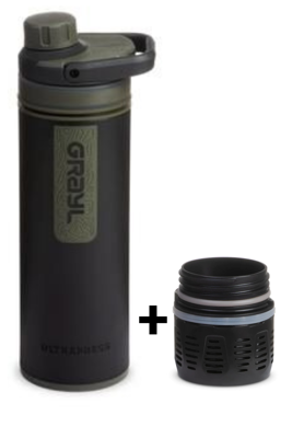 Grayl GRAYL Ultrapress Waterfilter Purifier + Reservefilter