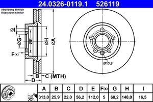 Powerdisc Remschijf 24032601191