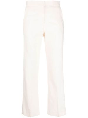 MSGM pantalon de tailleur à coupe courte - Tons neutres
