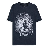 The Witcher T-Shirt Dark Blue Fiend Size L