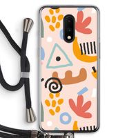 Abstract: OnePlus 7 Transparant Hoesje met koord