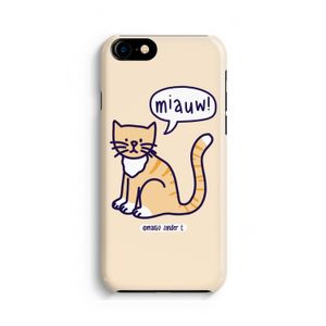 Miauw: iPhone 8 Volledig Geprint Hoesje
