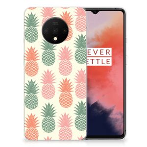 OnePlus 7T Siliconen Case Ananas