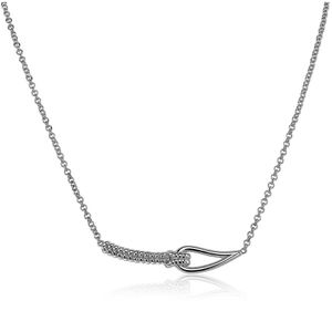 Zinzi by Mart Visser MVC9 Ketting Luxe koord-knoop zilver 45 cm
