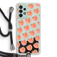 Just peachy: Samsung Galaxy A52s 5G Transparant Hoesje met koord