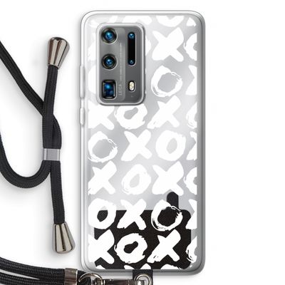 XOXO: Huawei P40 Pro Plus Transparant Hoesje met koord