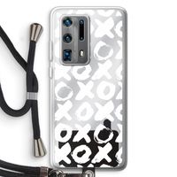 XOXO: Huawei P40 Pro Plus Transparant Hoesje met koord