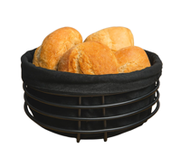 Cookinglife Broodmandje Zwart Metaal ø 23 cm Cookinglife Broodmandje Zwart Metaal ø 23 cm