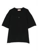 Elisabetta Franchi La Mia Bambina t-shirt à logo appliqué - Noir - thumbnail