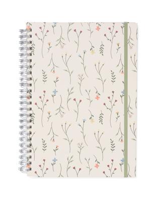 HEMA Fotoboek Plakboek Met Spiraal 32.5x23 Bloemen