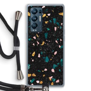 Terrazzo N°10: Oppo Find X3 Neo Transparant Hoesje met koord