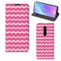 Xiaomi Mi 9T Pro | Hoesje met Magneet | Waves Pink