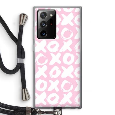XOXO: Samsung Galaxy Note 20 Ultra / Note 20 Ultra 5G Transparant Hoesje met koord