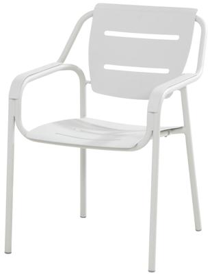 4SO Eco stapelstoel aluminium Seashell