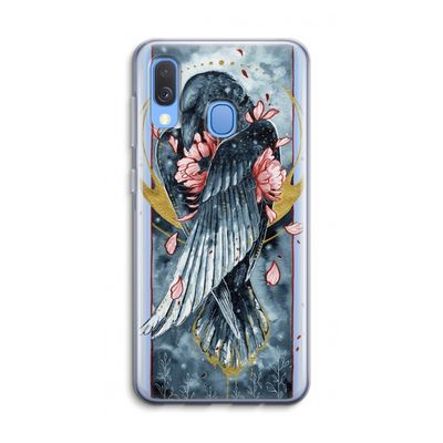 Golden Raven: Samsung Galaxy A40 Transparant Hoesje