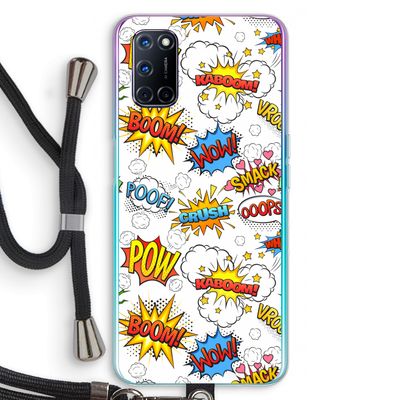 Pow Smack: Oppo A92 Transparant Hoesje met koord