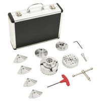 VidaXL Houtklauwplatenset voor 3,75 inch zelfcentrerend staal VidaXL Houtklauwplatenset voor 3,75 inch zelfcentrerend staal
