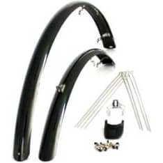 Eurofender spatbordset elegance 58mm 26 zwart