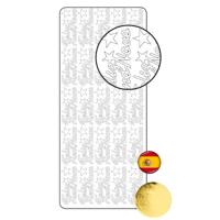 Vaessen Creative • sticker 10x23cm 10pcs goud "feliz ano novo"