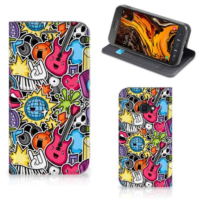 Samsung Galaxy Xcover 4s Hippe | Standcase | Punk Rock