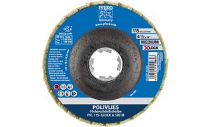 PFERD 44694202 Polivlies lamellenschijf PVL korund Diameter 115 mm 5 stuk(s)