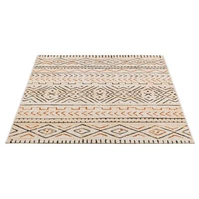 2e Halve Prijs Leen Bakker - Vloerkleed Star - 160x230 Cm - Polypropyleen - Beige