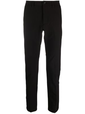 BOSS pantalon fuselé à patch logo - Noir