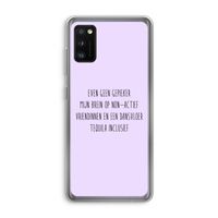 Tequila: Samsung Galaxy A41 Transparant Hoesje Tequila: Samsung Galaxy A41 Transparant Hoesje
