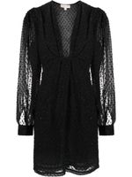 Michael Michael Kors robe courte à pois - Noir