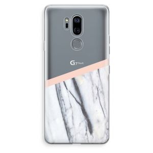 A touch of peach: LG G7 Thinq Transparant Hoesje