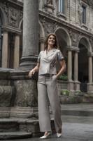 Elvira Casuals Trouser Zenzi E1 26-036 Broek 1056 Creme Melange