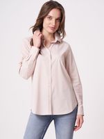 Gestreepte katoenen blouse