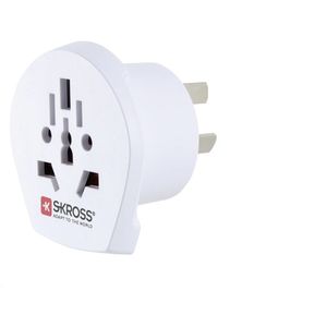 Skross 1.500222-E netstekker adapter Type I (AU) Universeel Wit