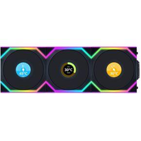 Lian Li UNI FAN SL Wireless LCD 120mm 3-Pack Black