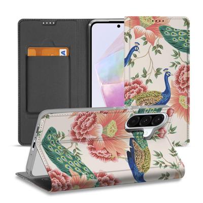 Hoesje maken voor Samsung Galaxy A56 | A36 Pink Peacock