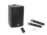 OMNITRONIC Set WAMS-08BT MK2 wireless PA system + UWM-2HH USB Wireless mic set - thumbnail